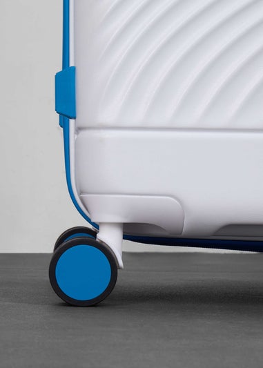 Rock Love Island Suitcase White/Blue