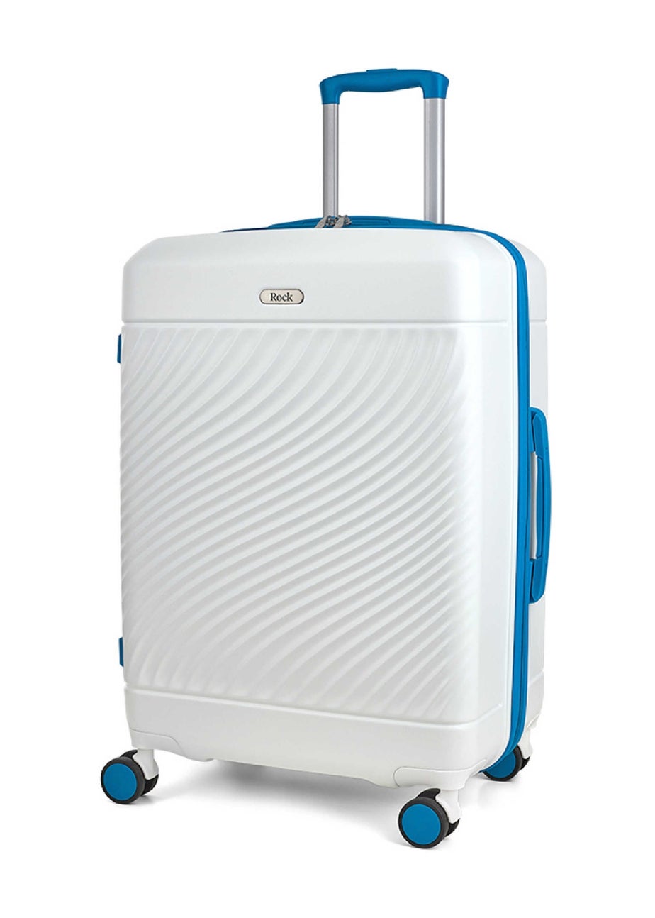 Rock Love Island Suitcase White/Blue