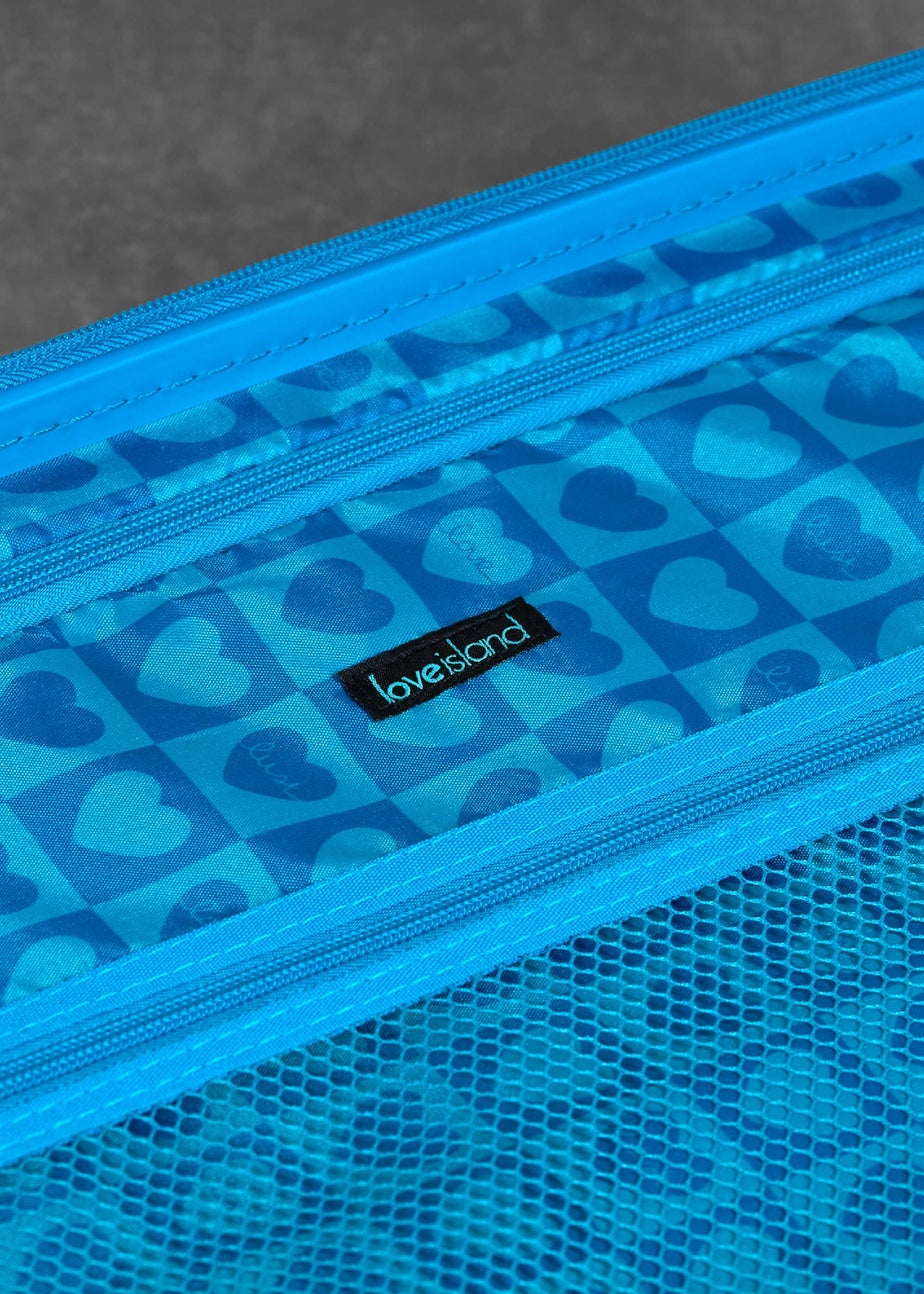 Rock Love Island Suitcase White/Blue