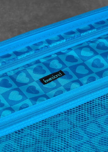 Rock Love Island Suitcase White/Blue