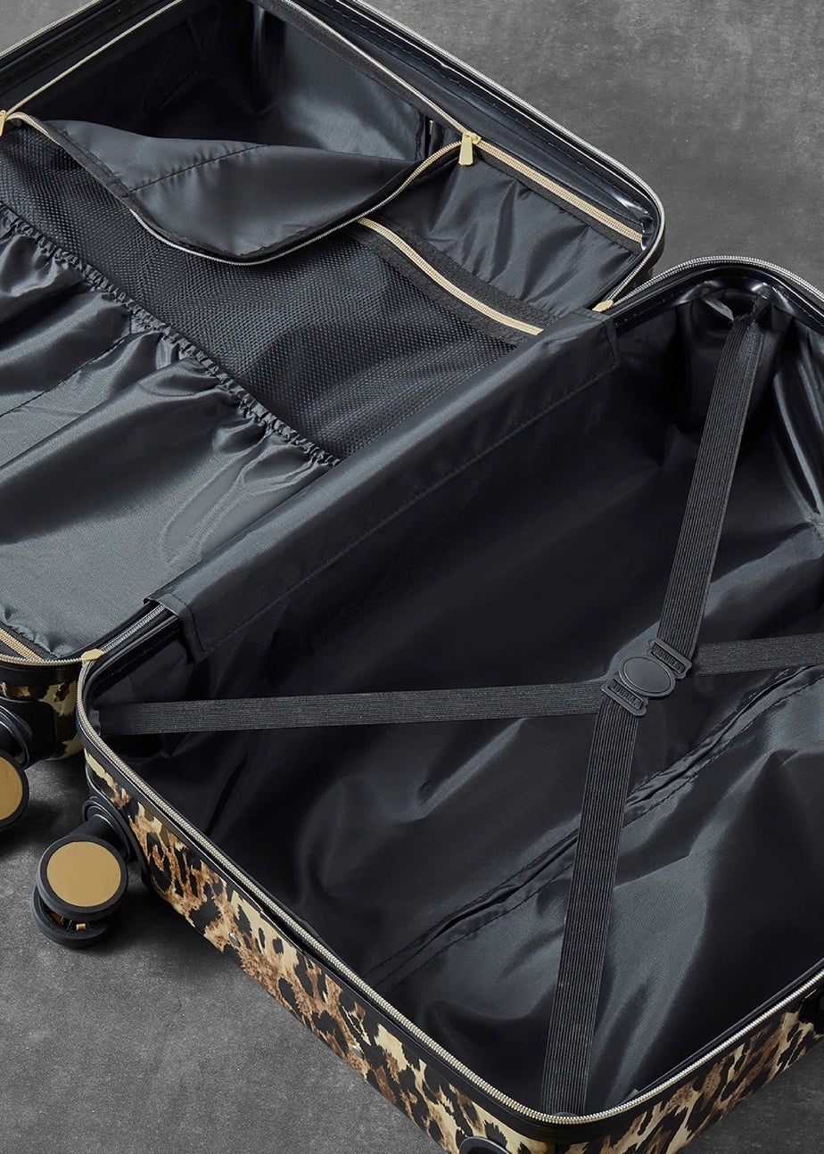Rock Savannah Suitcase Gold Leopard