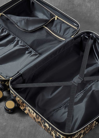 Rock Savannah Suitcase Gold Leopard