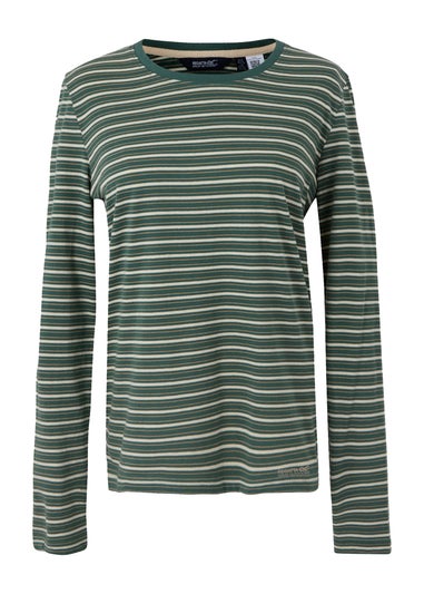 Regatta Forest Green Light Vanilla Federica Breathable Top