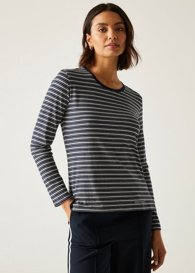 Regatta Navy/ White Federica Breathable Top