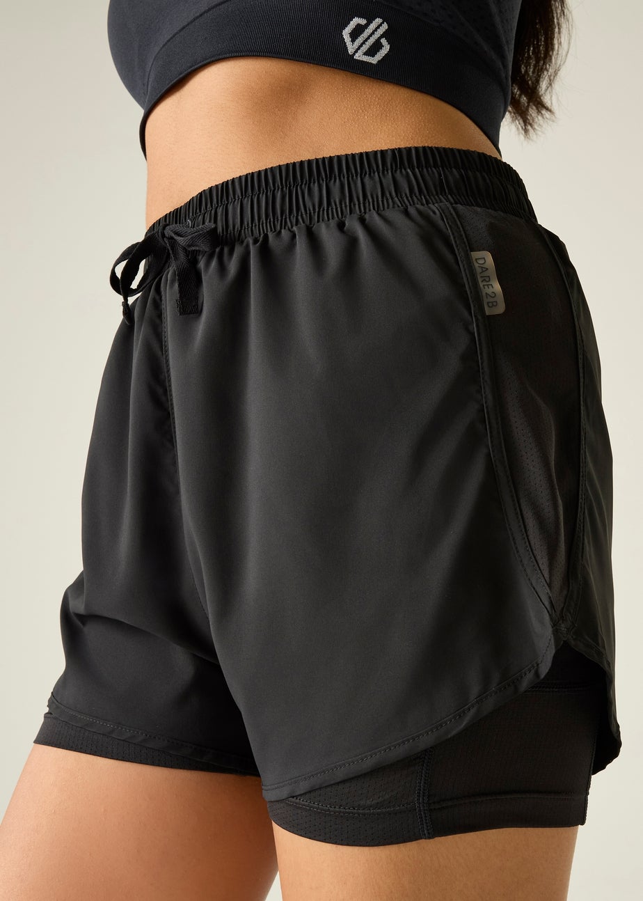 Dare 2b Black Sprint Up II Water Repellent Shorts