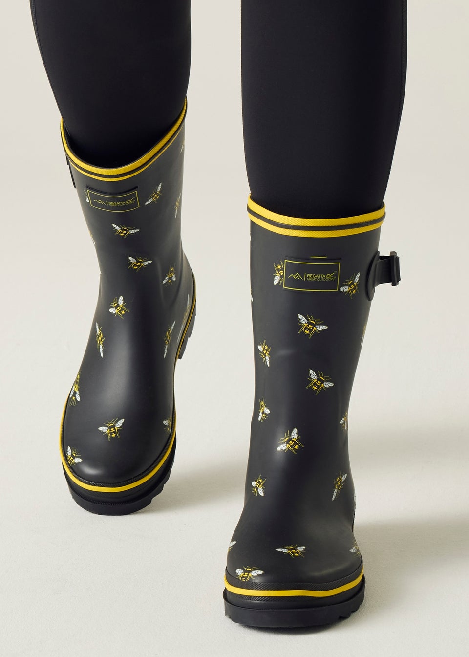 Regatta Black Lady Amelia Waterproof Wellies