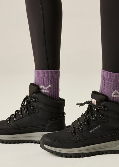 Regatta Black Sherbourne Waterproof Walking Boots