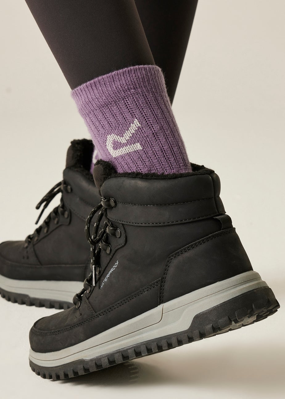 Regatta Black Sherbourne Waterproof Walking Boots