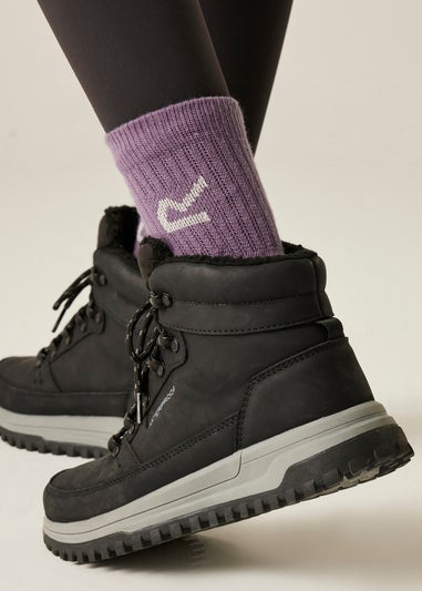 Regatta Black Sherbourne Waterproof Walking Boots