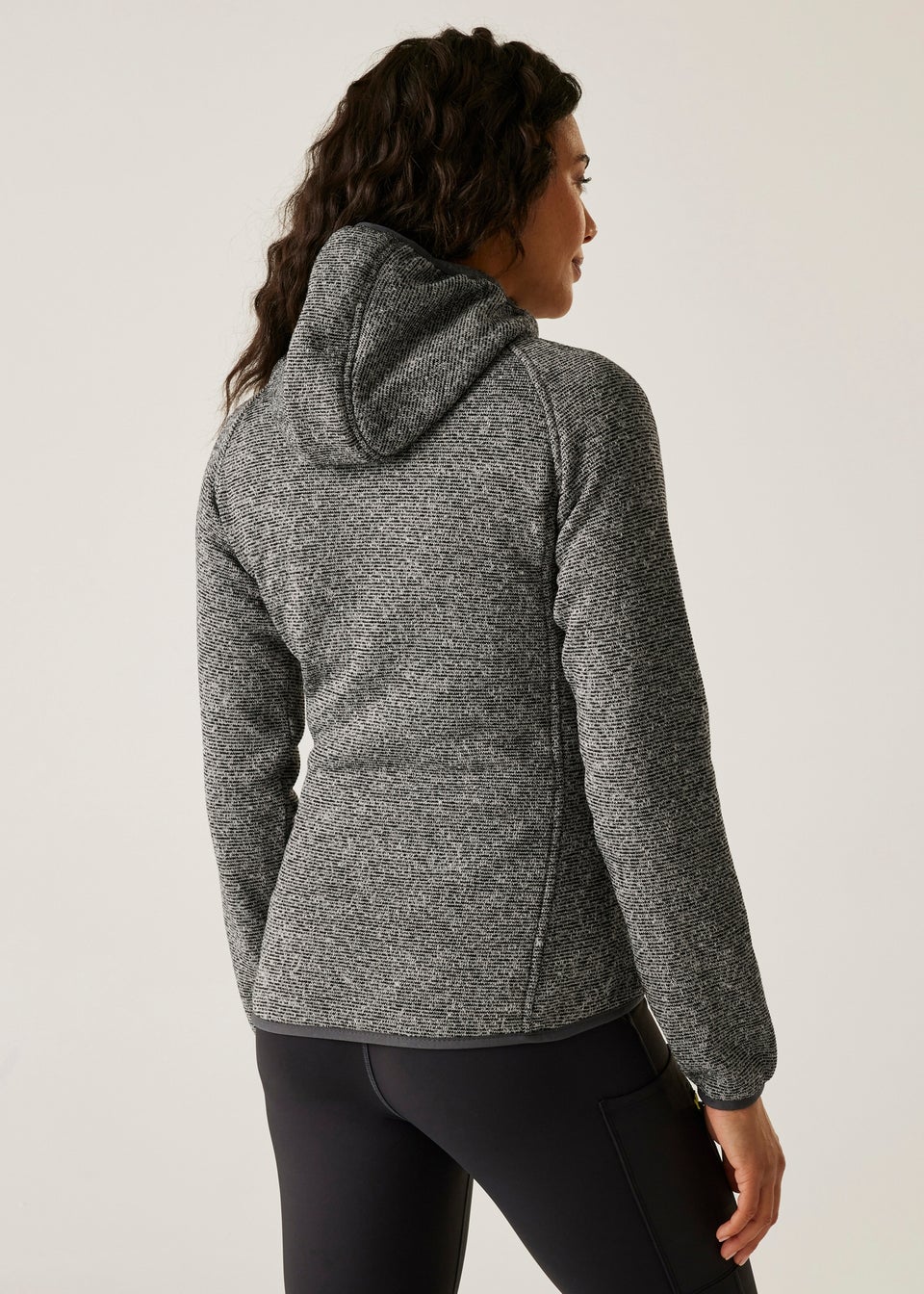 Regatta Light Grey Hooded Newhill Fleece