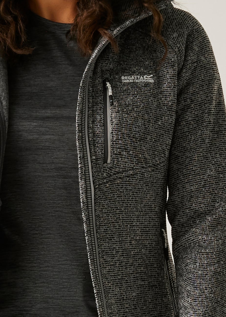 Regatta Light Grey Hooded Newhill Fleece