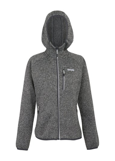 Regatta Light Grey Hooded Newhill Fleece
