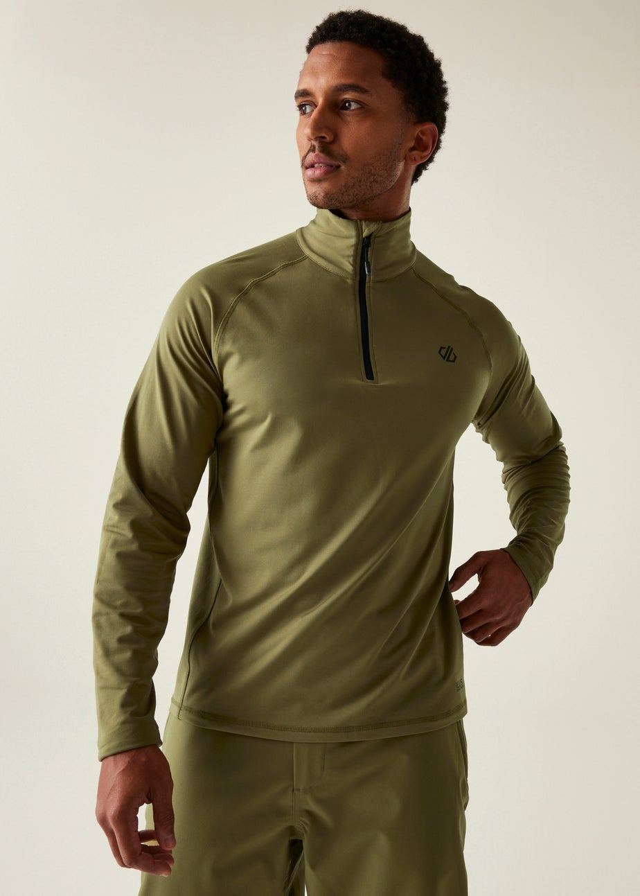 Dare2B Soft Green Fuse Up II Core Stretch Midlayer