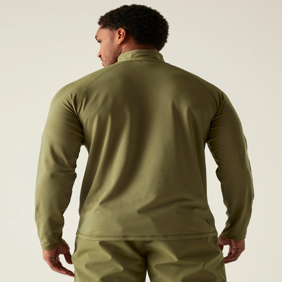 Dare2B Soft Green Fuse Up II Core Stretch Midlayer