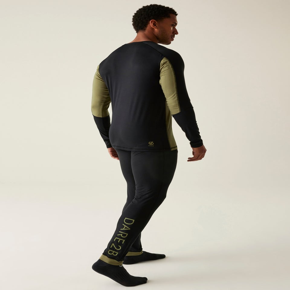 Dare2B Black/Green Exchange III Baselayer  Set