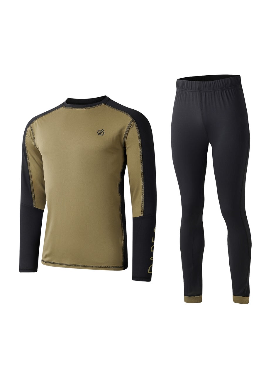 Dare2B Black/Green Exchange III Baselayer Set