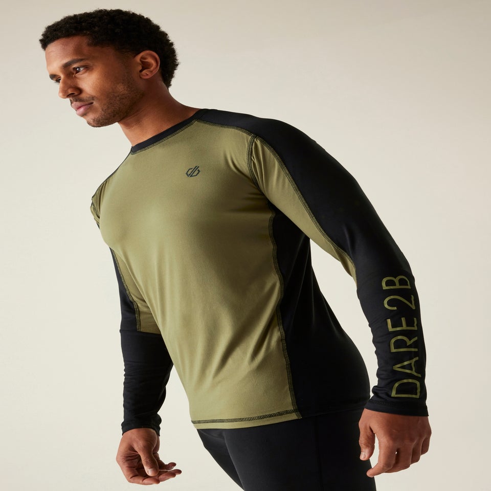 Dare2B Black/Green Exchange III Baselayer  Set