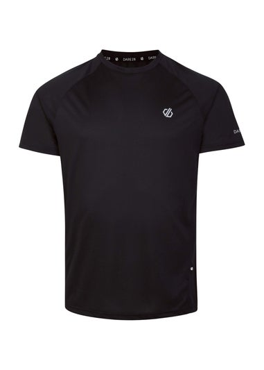 Dare2B Black Accelerate  Lightweight Tee