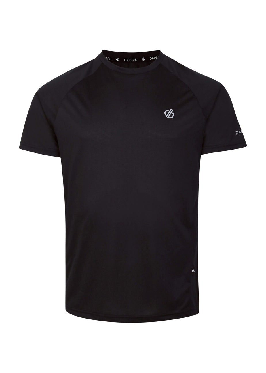 Dare2B Black Accelerate  Lightweight Tee