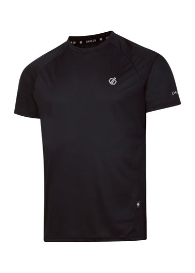 Dare2B Black Accelerate  Lightweight Tee