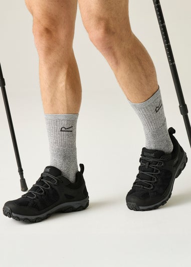 Regatta Black/Grey Edgepoint IV Low Waterproof Shoes