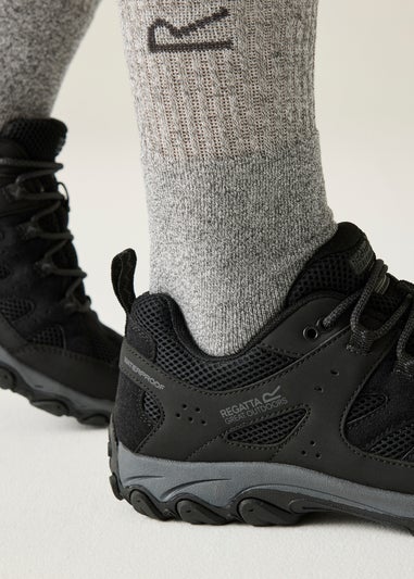 Regatta Black/Grey Edgepoint IV Low Waterproof Shoes