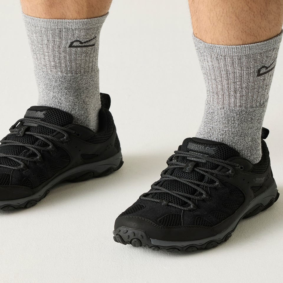 Regatta Black/Grey Edgepoint IV Low Waterproof Shoes