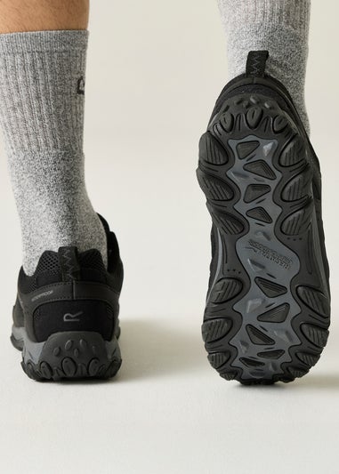 Regatta Black/Grey Edgepoint IV Low Waterproof Shoes