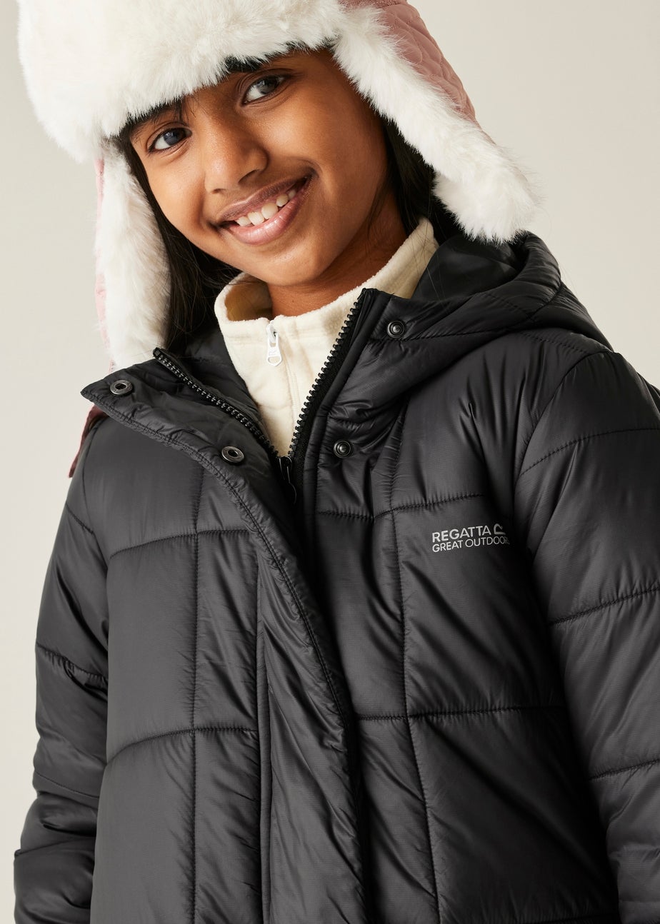 Regatta Black Kids' Embrie Lightweight Jacket (3-16yrs)