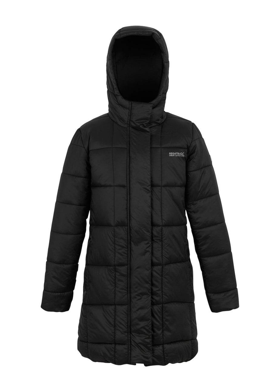 Regatta Black Kids' Embrie Lightweight Jacket (3-16yrs)