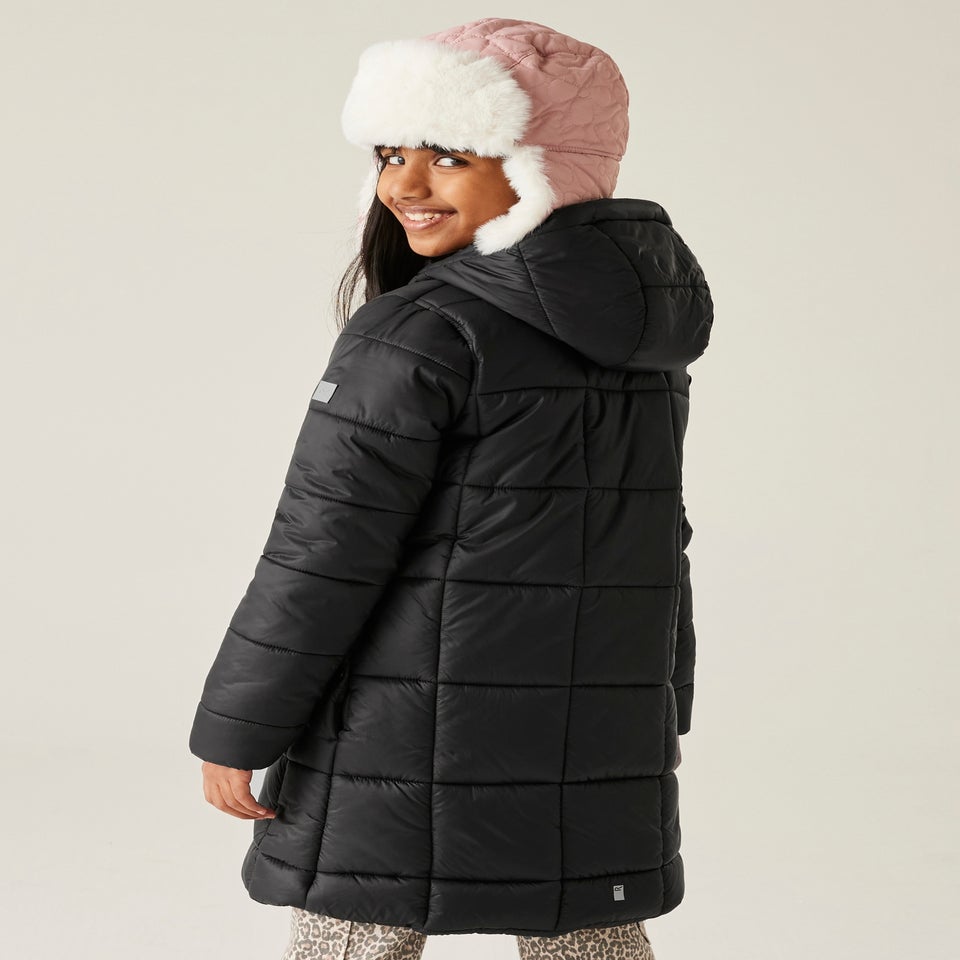 Regatta Black Kids' Embrie Lightweight Jacket (3-16yrs)