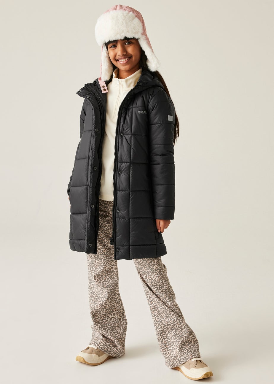Regatta Black Kids' Embrie Lightweight Jacket (3-16yrs)