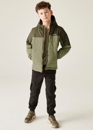 Regatta Soft Green Kids' Lofthouse Reflective Jacket (3-16yrs)