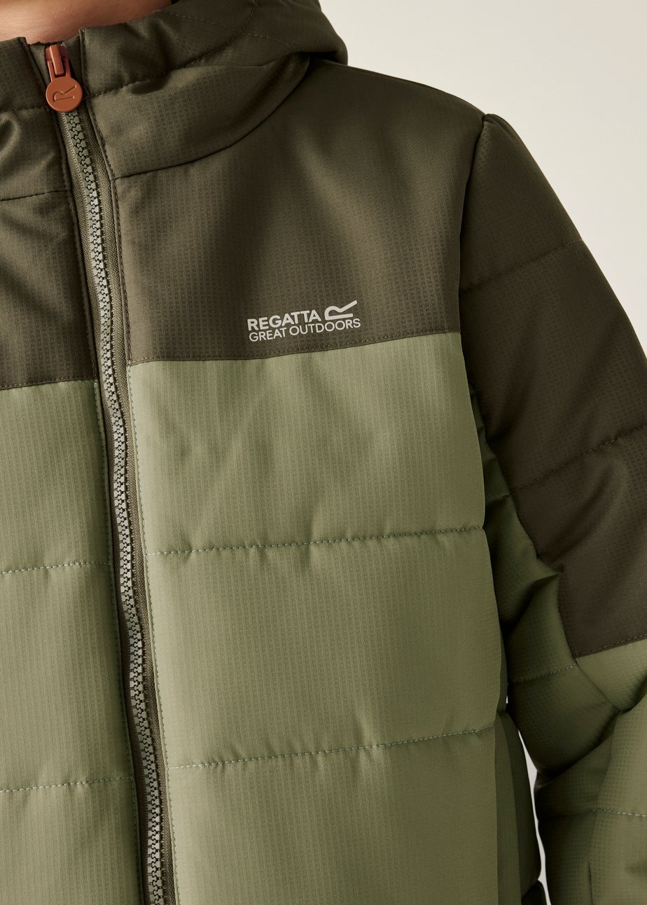 Regatta Soft Green Kids' Lofthouse Reflective Jacket (3-16yrs)