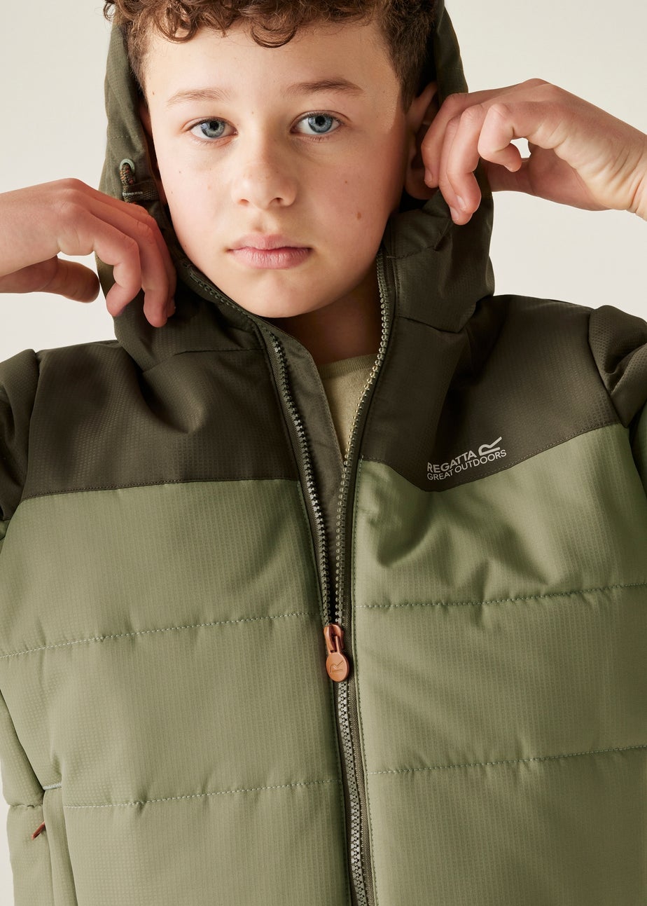 Regatta Soft Green Kids' Lofthouse Reflective Jacket (3-16yrs)