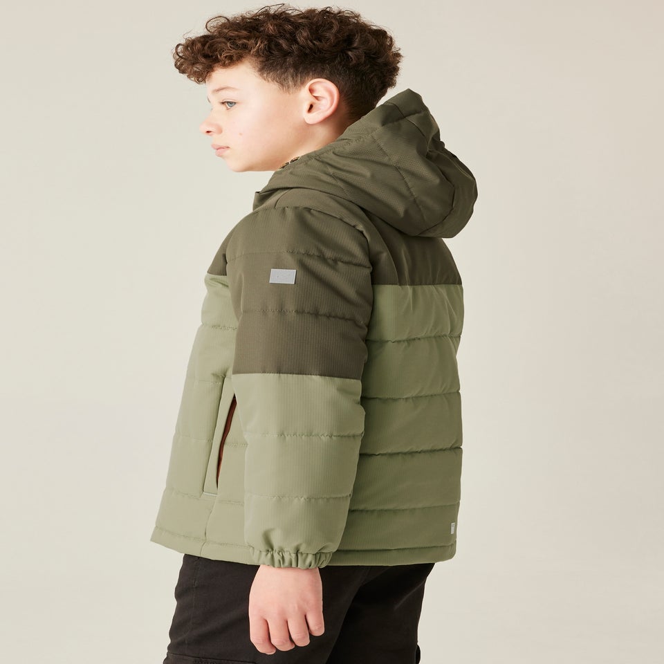 Regatta Soft Green Kids' Lofthouse Reflective Jacket (3-16yrs)