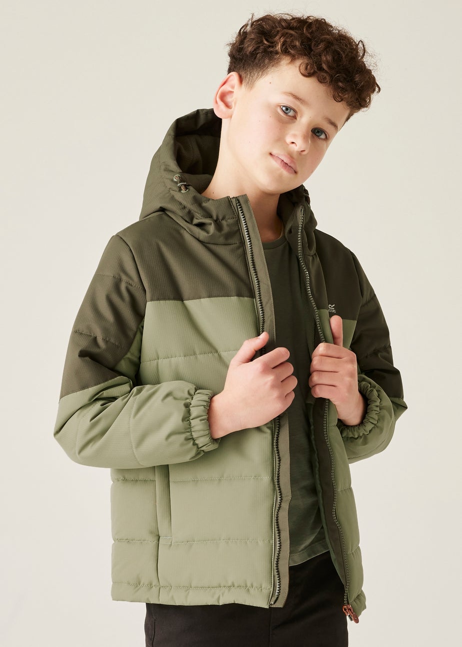 Regatta Soft Green Kids' Lofthouse Reflective Jacket (3-16yrs)