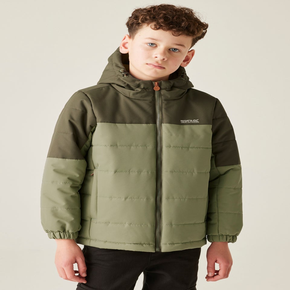 Regatta Soft Green Kids' Lofthouse Reflective Jacket (3-16yrs)