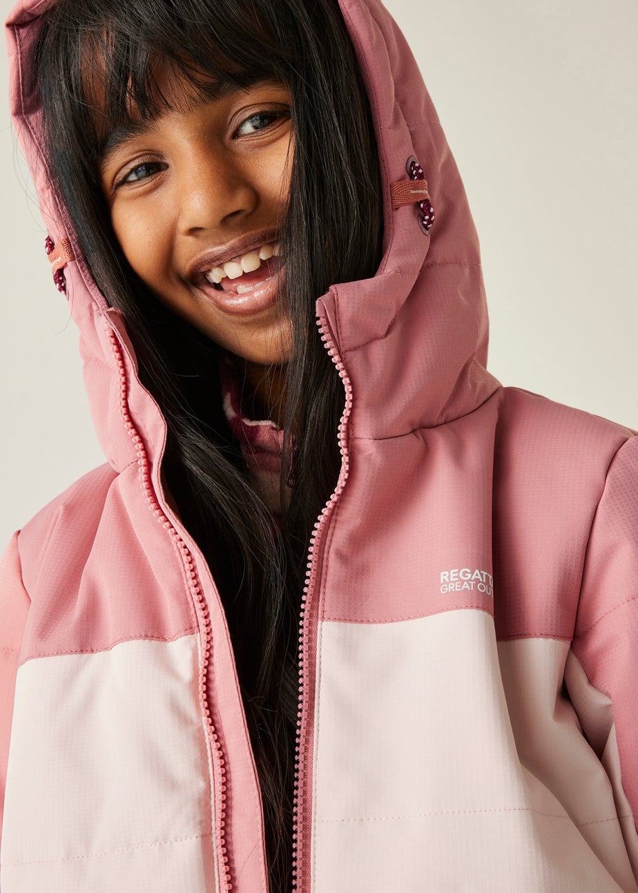 Regatta Pastel Pink Kids' Lofthouse Reflective Jacket (3-16yrs)