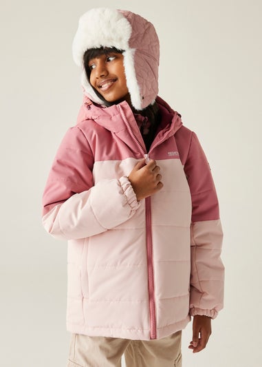 Regatta Pastel Pink Kids' Lofthouse Reflective Jacket (3-16yrs)