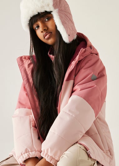 Regatta Pastel Pink Kids' Lofthouse Reflective Jacket (3-16yrs)