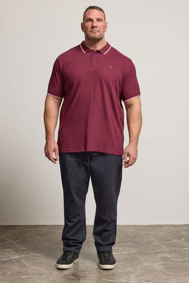 BadRhino Navy Blue Elasticated Waist Chinos