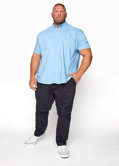 BadRhino Navy Blue Elasticated Waist Chinos