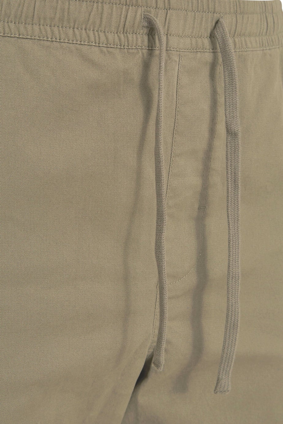 BadRhino Stone Brown Elasticated Waist Chinos