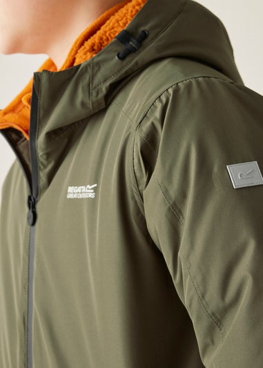 Regatta Forest Green Kids' Farbank II Waterproof Insulated Jacket (3-16yrs)