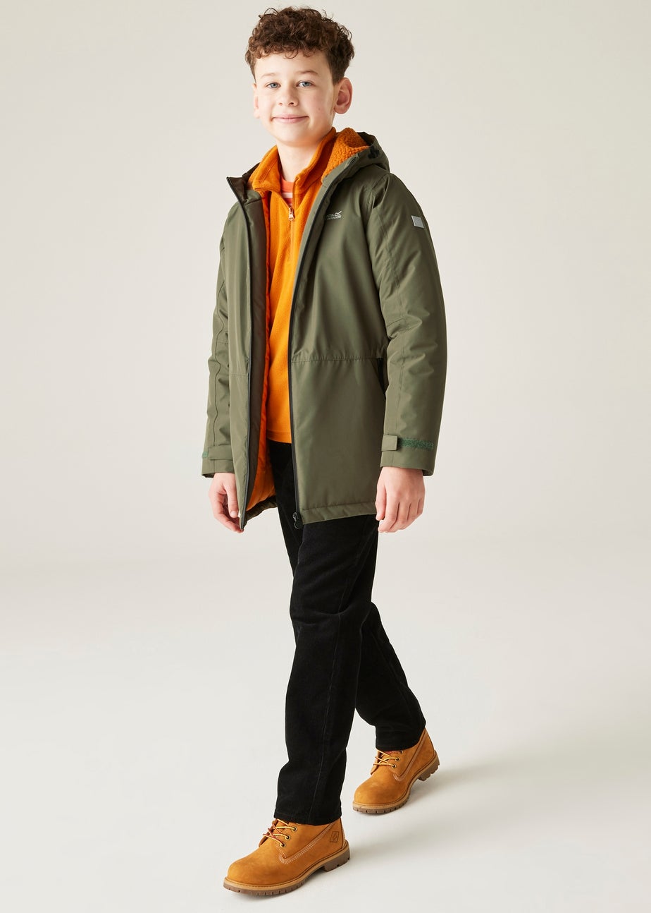 Regatta Forest Green Kids' Farbank II Waterproof Insulated Jacket (3-16yrs)