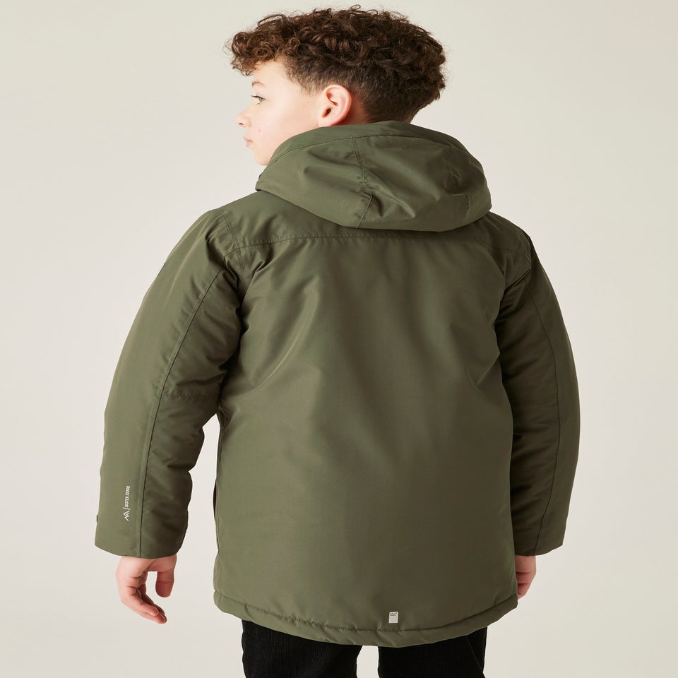 Regatta Forest Green Kids' Farbank II Waterproof Insulated Jacket (3-16yrs)