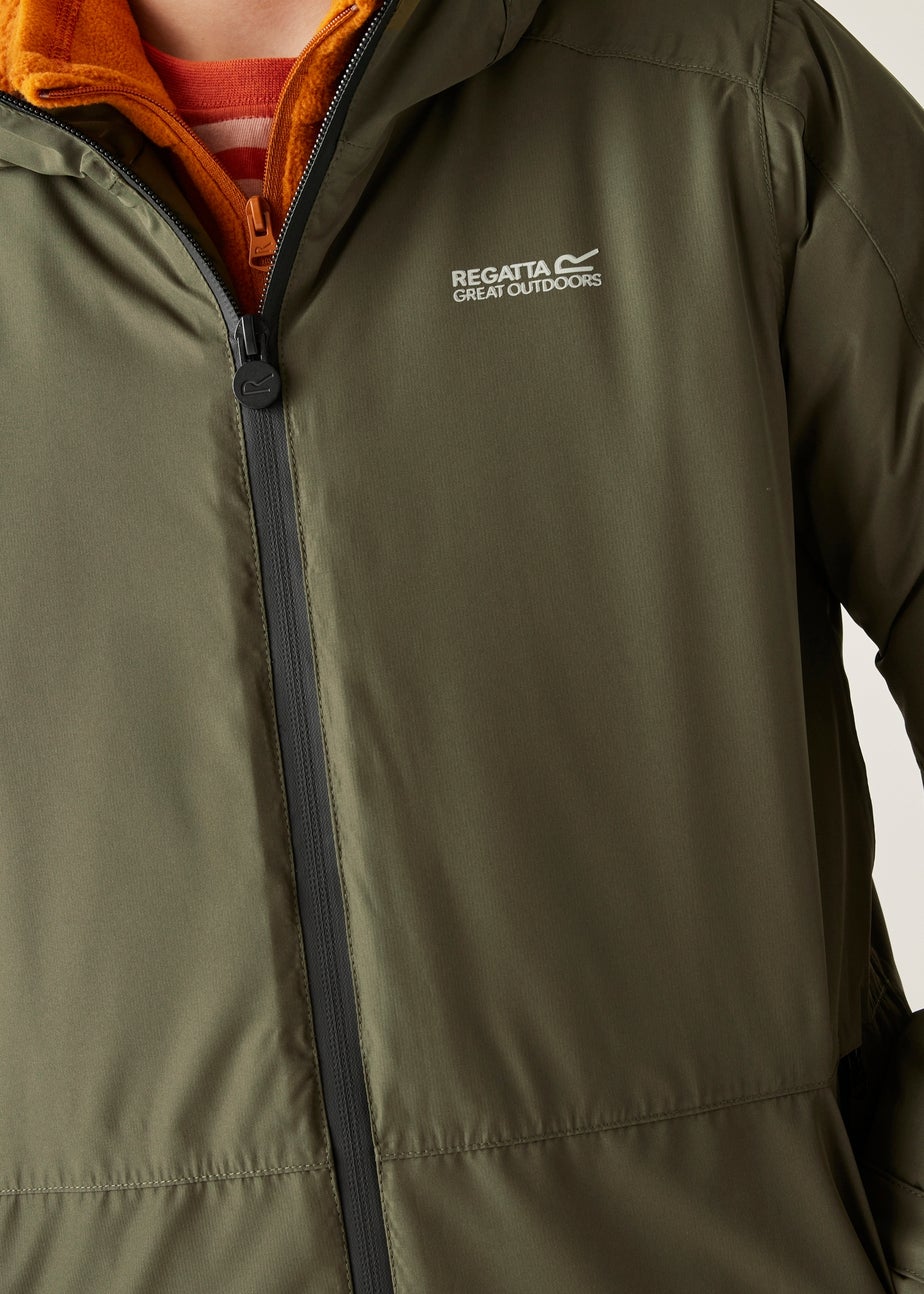 Regatta Forest Green Kids' Farbank II Waterproof Insulated Jacket (3-16yrs)