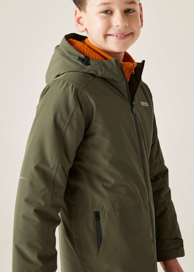 Regatta Forest Green Kids' Farbank II Waterproof Insulated Jacket (3-16yrs)