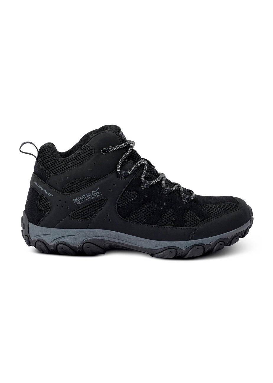 Regatta Black/Grey Edgepoint 4 Mid Waterproof Boots